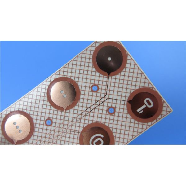 0.06mm PET Transparent Flexible PCB Immersion Gold Surface Finish