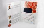 Multi Button Control LCD Video Card CMYK Color Printing Showcase