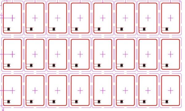 Quality Customized RFID Card Inlay Prelam HF Contactless Smart Card 13.56MHZ for sale