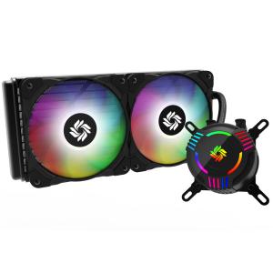 Buy cheap 240MM Mirror ARGB CPU Liquid Computer Case Coolers AMD &amp; Intel Socket Compatible product