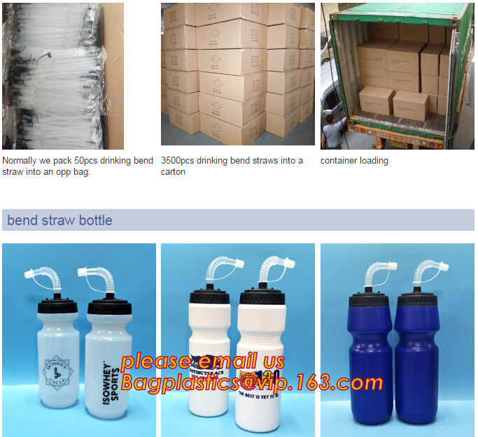 500ml BPA Free TPU Plastic Collapsible Foldable Soft Flask Sports Running Bicycle Water Bottle with Straw