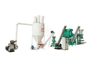 Buy cheap Simple Structure Feed Pellet Machine , Automatic Feed Production Line product