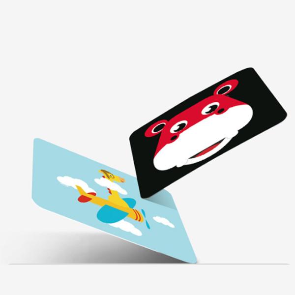 Quality Kids Flash Cards In Teaching Both Sides Custom Game Card Printing 350g for sale