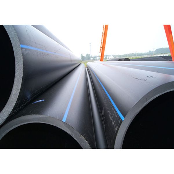 Plastic Black HDPE Water Supply Pipe 500mm 650mm 800mm Polyethylene Sewage