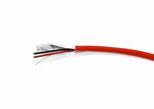 China 2 Cores Shielded Fire Alarm Cable ,  Heat Resistant Flexible Cable 22AWG Bare Copper on sale