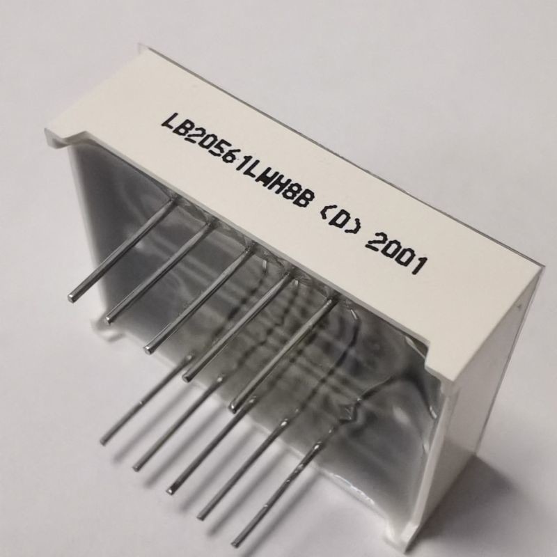 0.56inch Dual Digit 7-Segment LED Display Common Anode Yellow Color