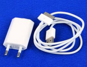 Buy cheap White USB EU AC Power Adapter Wall Charger Plug + Cable For iPod iPhone 3GS 4 4S product