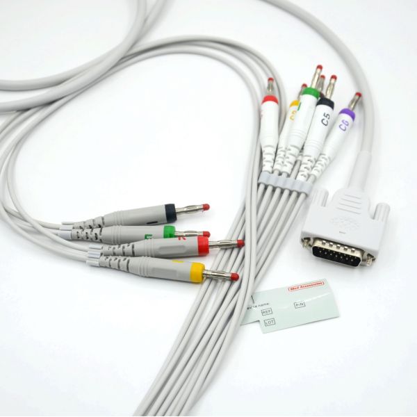 Compatible Nihon Kohden 10 Leads EKG Cable For Patient Monitor Accessory