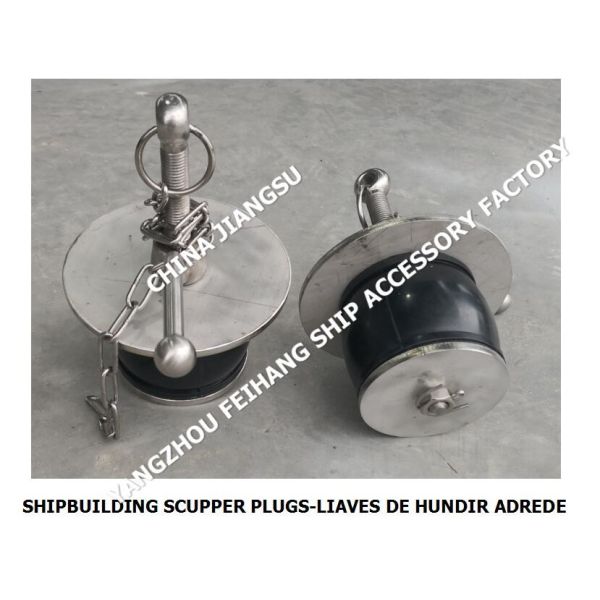 IMPA 232485 Model 50ON-100 Deck Scupper Plug, Gutter Plug Shipbuilding Scupper Plugs