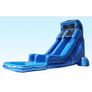 China Jumping Castles Inflatable Water Slide Inflatable Garden Activity Water Slide Blue on sale