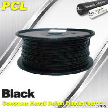 Quality RHOS Black Flexible 3D Printer Filament / 3d Printing Materials for sale