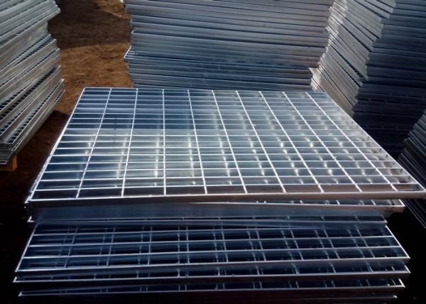 Quality Electro Galvanized Steel Grating Q235 Press Welded Steel Oil Proof for sale