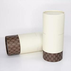 Buy cheap Fancy Cardboard Round Tube , Rigid Paper Cylinder Box For Packaging product