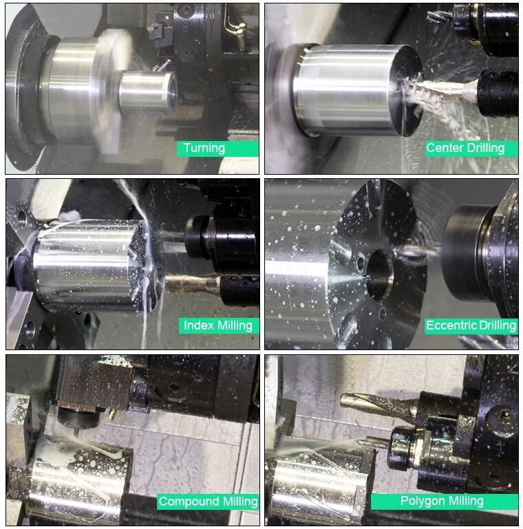 High Precision TCK40 Slant Bed Lathe Machine Multifunctional Drilling and Milling