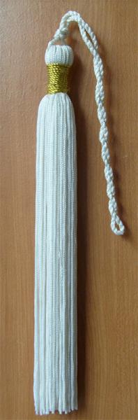 Quality Wholesale Fashionable Custom 8" Graduation Chainette Rayon Tassels Fringes with 6" Loop for sale