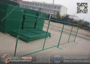 Buy cheap 6ft  Green Color Temporary Fencing for Construction Sites | highly visible powder coat color product