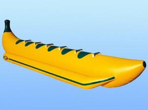 Buy cheap Yellow Inflatable Boat Toys 6 Person Towable Banana Water Game Tube product