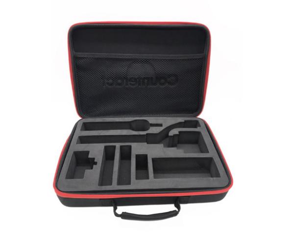 Quality Plastic Handle Fabric EVA Electronic Case 300D Polyester Molded Foam for sale