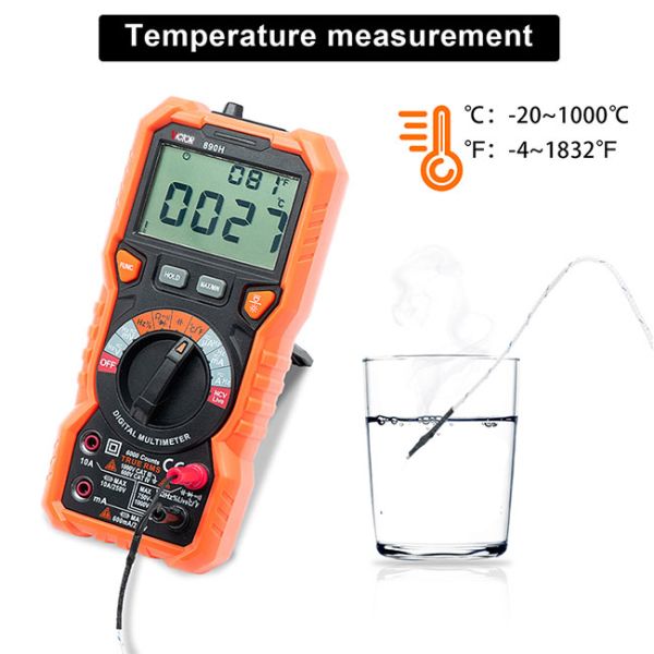 890H Auto Ranging Digital Multimeter 6000 Counts