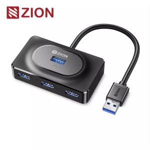 China USB 3.0 Square 4-Port Hub Black/White High Speed USB Hub for Expanding Connectivity with Stylish Design on sale