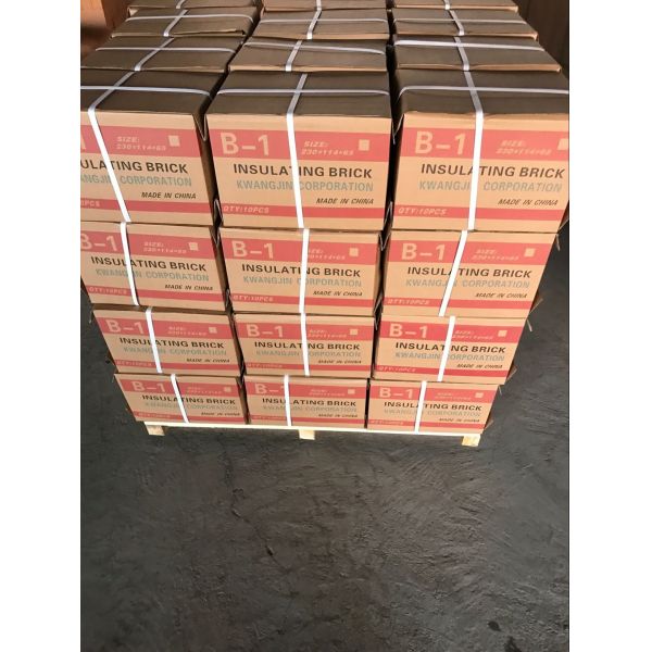 Refractory Material Alumina Silica Brick , Lightweight Insulating Boiler Fire Brick