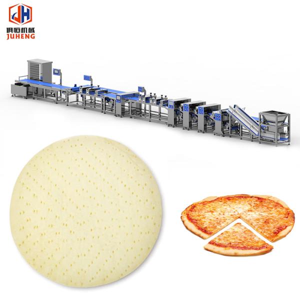 Quality 600KG/H Customized Pizza Base Production Line Pizza Base Making Machine for sale