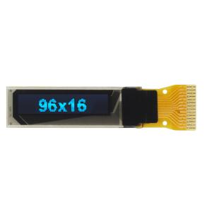 Buy cheap COG Monochrome Mini Size 0.69'' OLED LCD Panel 96X16 Dots Display Module product
