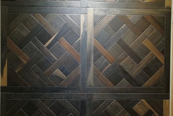 Quality Versailles in White Oak engineered parquet tiles with different stains and finishing for sale