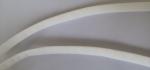 White Earloop Elastic Cord For Custom Hospital Face Masks 4mm Plain