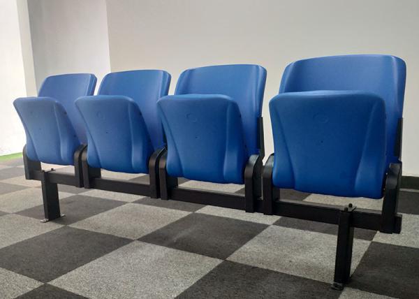 Quality Spectator Permanent Grandstands Fixed Tip Up Seating PE Material For Stadium for sale