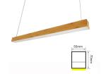 IK05 Suspended / Surface Mounted Linear LED Pendant Lighting With Seamless