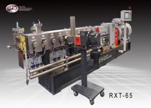 China 65mm Twin Screw Compounding Extruder / Filling Polythene Extrusion Machines on sale