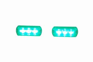 China 3W Green Emergency Warning LED Light Head For Ambulance And Fire Truck on sale