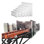 A fully automatic transformer heat sink production line using mechanical arms