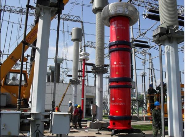 Quality 30-300Hz Frequency High Voltage Resonant Test System With V/F Power Source for sale