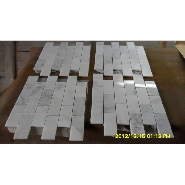 Natural Stone White Marble Mosaic, Mosaic Veneer,White Marble Mosaic,Marble Mosaic