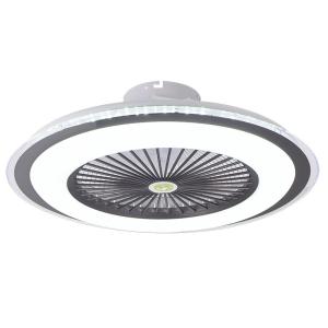 Fashionable Modern Remote Control Deluxe Led Ceiling Strip Hanging Light with Fan