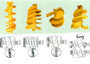 drilling accessories of auger series with connection of BAUGER