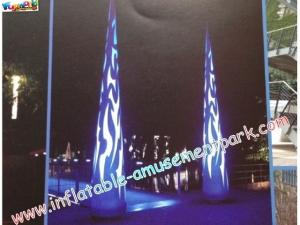 China 5m Colored Inflatable Lighting Decoration , LED Color Changing Lights on sale