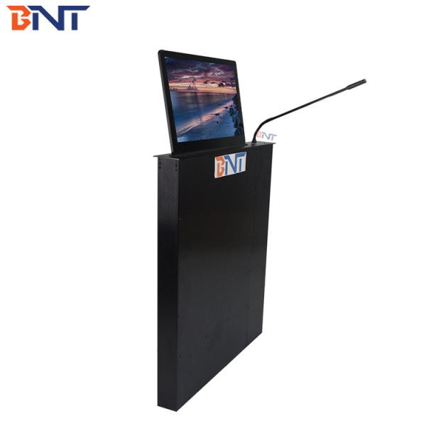 Quality Meeting Table Motorized Computer Monitor Device 18.5 Inch Screen And Motorized MIC for sale