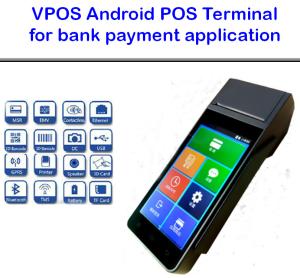 China E-payment Android PDA r with wifi bluetooth 3g GPS Android 5.1 os support read IC cards,rfid cards. on sale