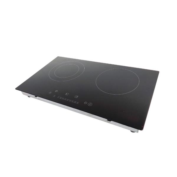 Quality Honeycomb Panel 3600W Infrared 2 Burner Ceramic Cooktop for sale