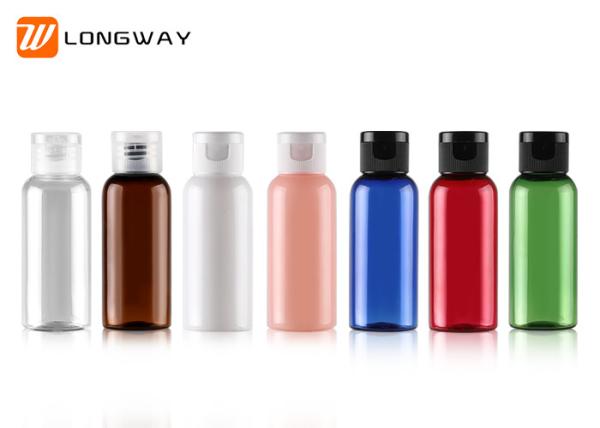 Quality Liquid foundation container plastic bottles with flip cap cosmetic packaging for sale