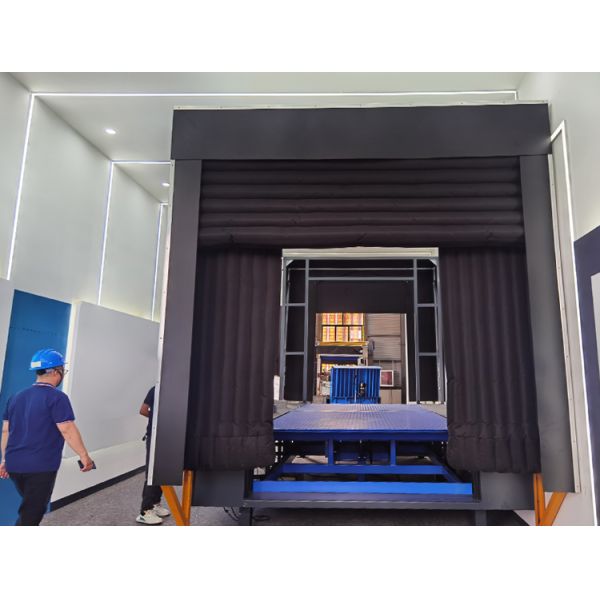 Wear-resistant Fabric and Finished Surface Adjustable Loading dock shelter Truck Mechanical Dock Shelter Waterproof PVC Dock Seal