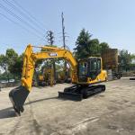 Energy Saving Mini Wheeled Excavator Low Noise Mini Excavator Machine