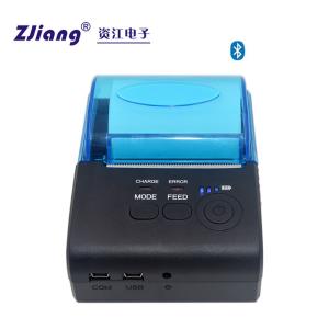 China 58mm Portable Mini Bluetooth Thermal Printer For Android IOS ZJ-5805 on sale