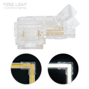Buy cheap IP20 L Shape Corner Connectors Transparent Clear For Efficient And Durable Connections product