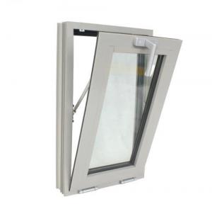 Buy cheap Tempered Safety Glass Aluminium Swing Window White Powder Coated Color product