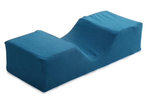 Quality Blue Color Memory Foam Pillows Soft Ergonomic Eyelash Extensions Customizable for sale
