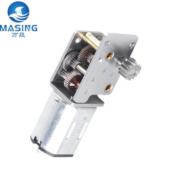 Customized DC Worm Gear Motor 12MM Mini 5 Volt DC Gear Motor With Right Angle